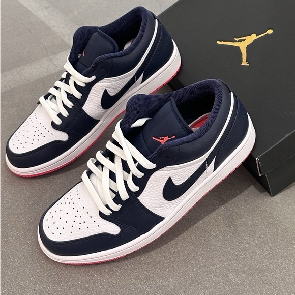 Nike Other - Nike Air Jordan Low - Dark Blue and White
